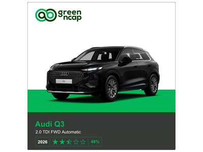 Audi Q3 Green NCAP results 2026