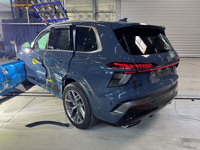 Audi Q7 MDB test 2026 after crash