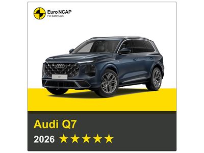 Audi Q7 Euro NCAP 2026 Results 5 stars