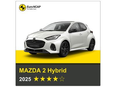 MAZDA 2 Hybrid Euro NCAP 2025 Results 4 stars