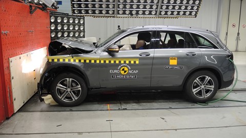 Mercedes-Benz GLC - Frontal Full Width test 2015 - after crash