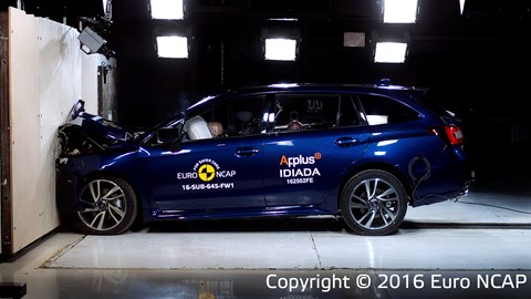 Subaru Levorg - Frontal Full Width test 2016