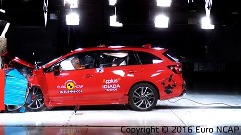 Subaru Levorg - Frontal Offset Impact test 2016