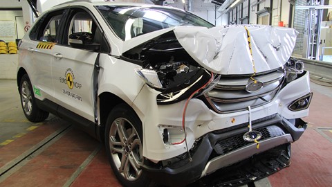 Ford Edge - Frontal Full Width test 2016 - after crash