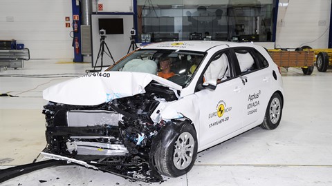 Hyundai I30- Frontal Offset Impact test 2017 - after crash