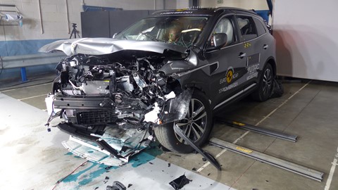 Renault Koleos- Frontal Offset Impact test 2017 - after crash