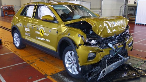 VW T Roc - Frontal Full Width test 2017 - after crash