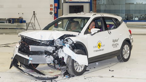 Seat Arona- Frontal Offset Impact test 2017 - after crash