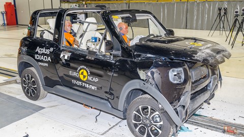 Citroën e-Mehari - Frontal Full Width test 2017 - after crash