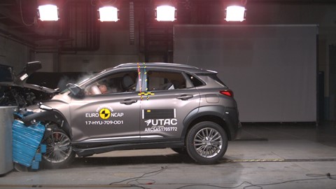 Hyundai KONA - Frontal Offset Impact test 2017