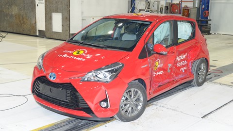 Toyota Yaris - Side crash test 2017 - after crash