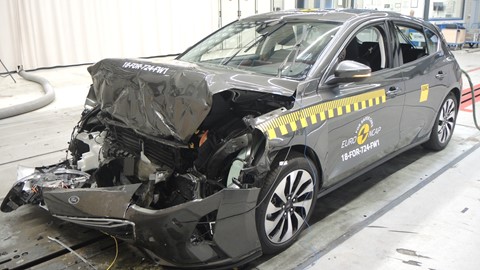 Ford Focus - Frontal Full Width test 2017 - after crash
