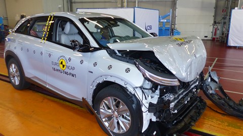 Hyundai NEXO - Frontal Full Width test 2018 - after crash