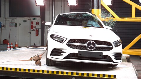 Mercedes-Benz A Class - Pole crash test 2018