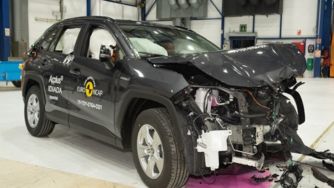 Toyota RAV4 - Frontal Offset Impact test 2019 - after crash