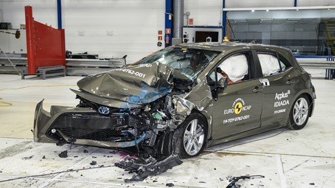 Toyota Corolla - Frontal Offset Impact test 2019 - after crash
