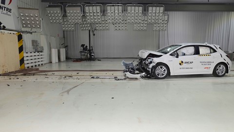 Toyota Corolla - Frontal Full Width test 2019 - after crash