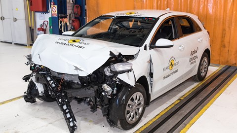 Kia Ceed - Frontal Full Width test 2019 - after crash