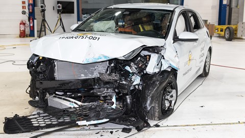 Kia Ceed - Frontal Offset Impact test 2019 - after crash