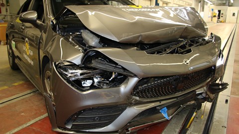 Mercedes-Benz CLA - Frontal Full Width test 2019 - after crash