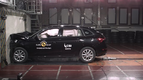 Škoda Scala 2019 - Frontal Full Width test 2019