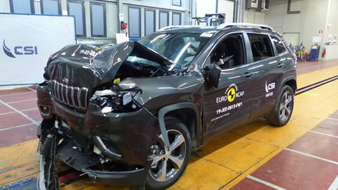 Jeep Cherokee - Frontal Full Width test 2019 - after crash