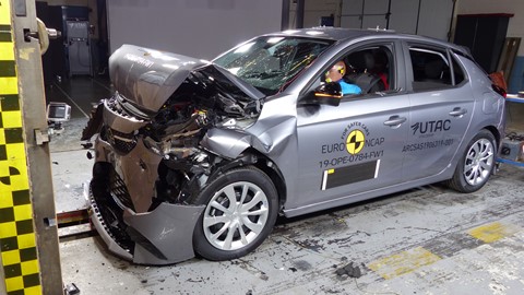 Opel/Vauxhall Corsa - Frontal Full Width test 2019 - after crash