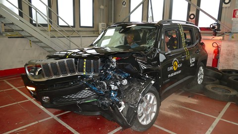 Jeep Renegade - Frontal Offset Impact test 2019 - after crash