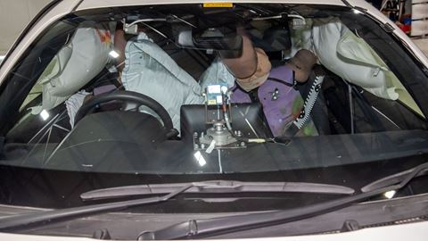 Toyota Yaris - Far-Side impact test 2020 - after crash