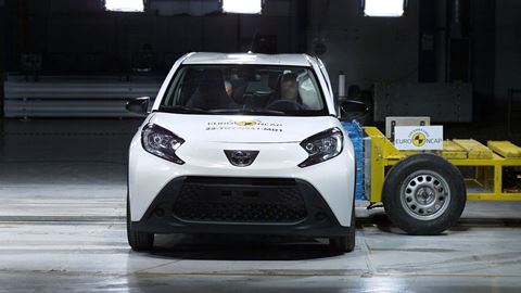 Toyota Aygo X - Side Mobile Barrier test 2022
