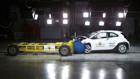 Toyota Aygo X - Mobile Progressive Deformable Barrier test 2022
