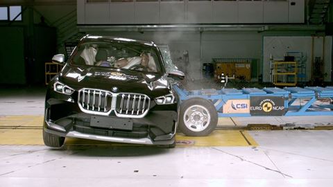 BMW X1 Far Side impact test 2022