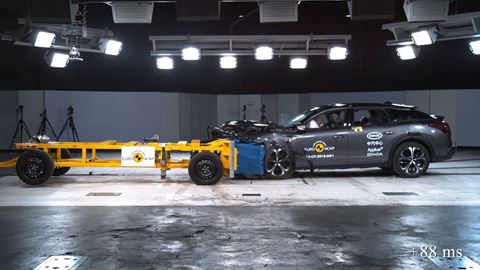 Citroën C5 X - Mobile Progressive Deformable Barrier test 2022