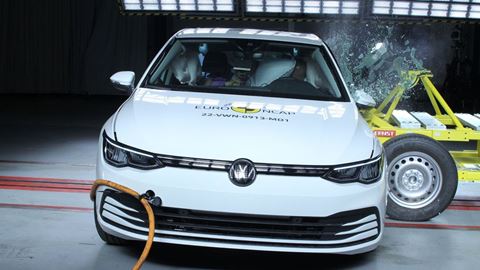 VW Golf - Side Mobile Barrier test 2022
