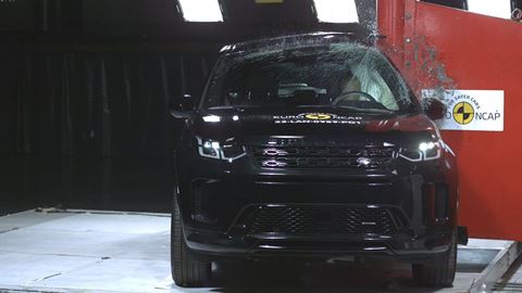 Land Rover Discovery Sport - Side Pole test 2022