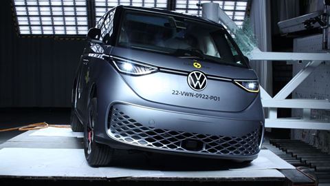 VW ID. Buzz - Side Pole test 2022