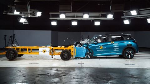 BYD DOLPHIN Mobile Progressive Deformable Barrier test 2023