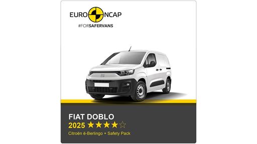 FIAT Doblo Euro NCAP Commercial Van Safety Results 2025