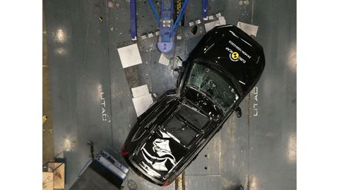 Honda CR V Side Pole test 2024 after crash