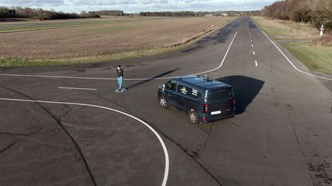Ford Transit Custom Commercial Van Safety Tests 2025