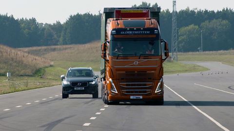 Euro NCAP forsafertrucks Lane Support Systems Emergency Lane Keeping ELK