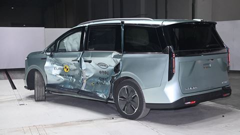 Maxus MIFA 7 Side Mobile Barrier test 2024 after crash