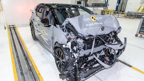 ZEEKR X Full Width Rigid Barrier test 2024 after crash