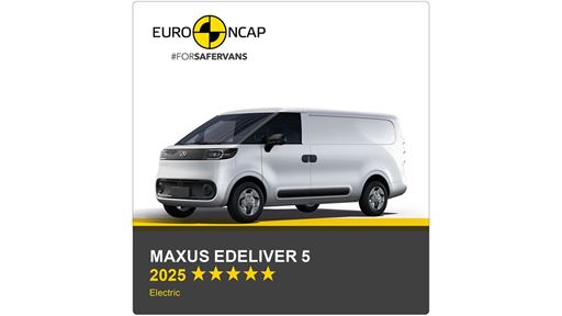 Maxus eDELIVER 5 Euro NCAP Commercial Van Safety Results 2025