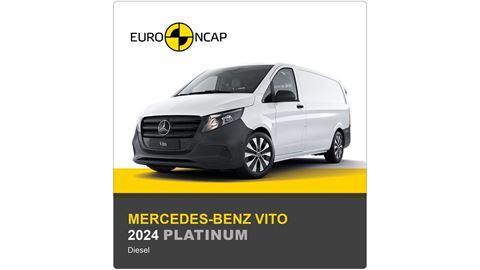 Mercedes Benz Vito Euro NCAP Commercial Van Safety Results 2024