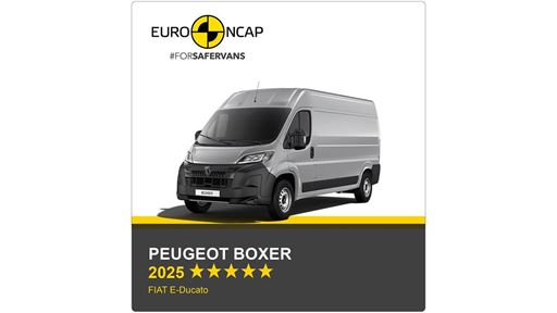 Peugeot Boxer Euro NCAP Commercial Van Safety Results 2025