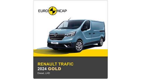 Renault Trafic Euro NCAP Commercial Van Safety Results 2025