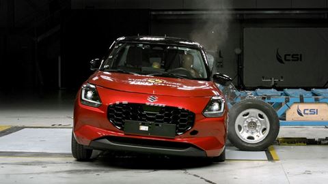 Suzuki Swift Side Mobile Barrier test 2024