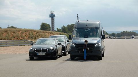Mercedes Benz Sprinter Commercial Van Safety Tests 2025