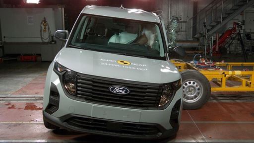 Ford Tourneo Courier Side Mobile Barrier test 2024